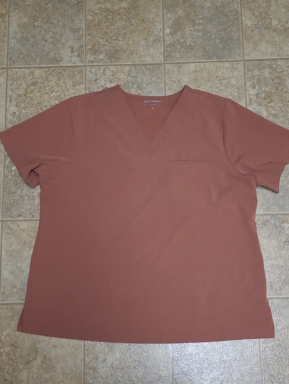 Mandala Scrub Top Size 2XL